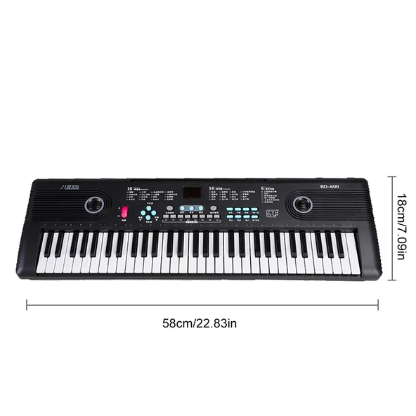 DailyTech 61 Tuşlu USB Dijital Klavye Piyano Profesyonel Büyük Çocuk Müzikal Elektronik Piyano Taşınabilir Çocuk Oyuncak - Resim 6