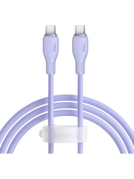 Baseus Super Akıllı Şarj Kopmaz 1.2Mt 100W Type-C Şarj Kablosu Huawei Samsung Laptop Macbook Şarj Kablosu - 11