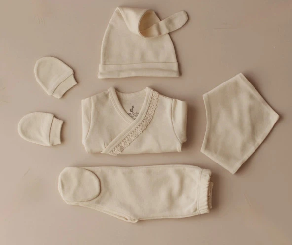 Mody Mode Kız 5 li Yenidoğan Hastane Çıkış Seti - 5