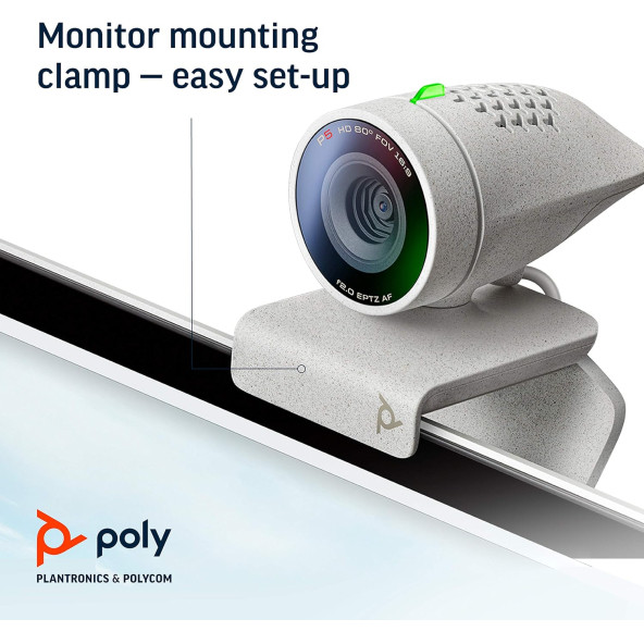 Poly - Studio P5 Webcam with Blackwire 3325 Headset Kit - 2