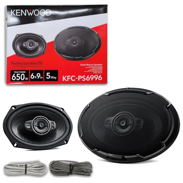 Kenwood KFC-PS6996 Oval Hoparlör 5 Yollu 650W Maksimum 150W RMS