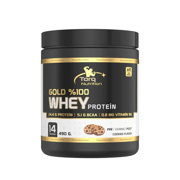 Torq Nutrition Gold Whey Protein Kurabiye Aromalı 490 Gr
