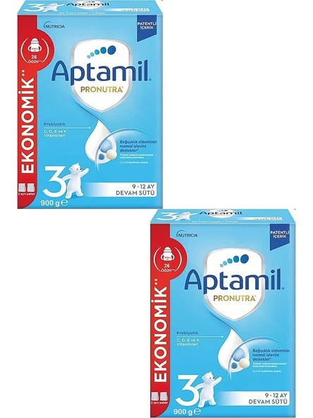 Aptamil Pronutra 3 Bebek Maması 900 Gr X 2 Adet -KOFRE