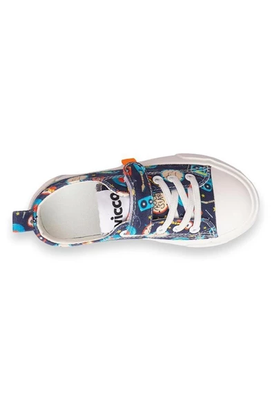 Vicco Lee 346.F24Y.141-05 Erkek Çocuk Sneaker Ayakkabı Saks Mavi 32-38 - Resim 3
