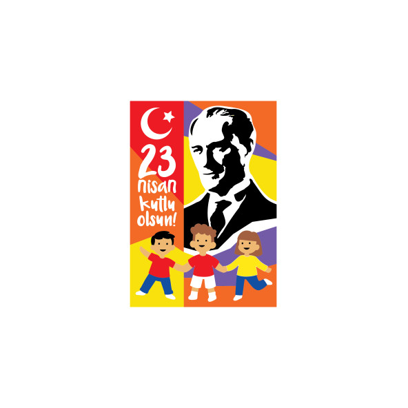 23 Nisan Ulusal Egemenlik ve Çocuk Bayramı Eko Kum Boyama Seti 10 Adet-Red Castle 23NSN-101