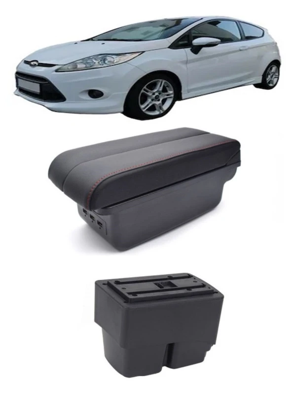 Ford Fiesta 2009-2014 Delmesiz Vidasız Kol Dayama Kolçak