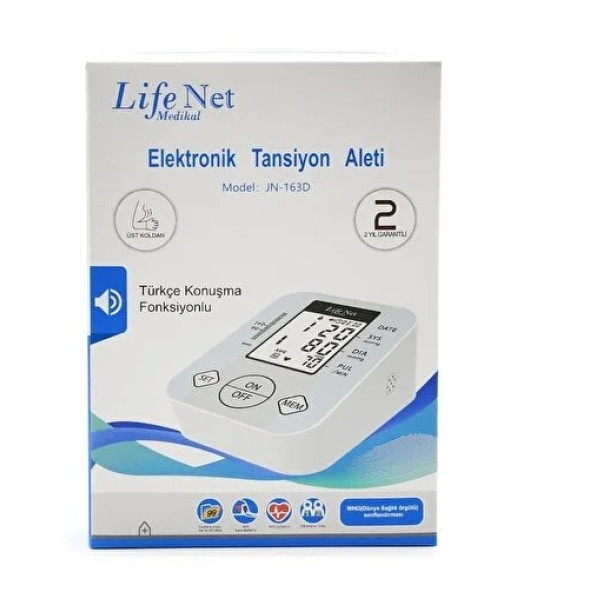 Life Net Medikal Türkçe Konuşan Tansiyon Aleti JN-163D
