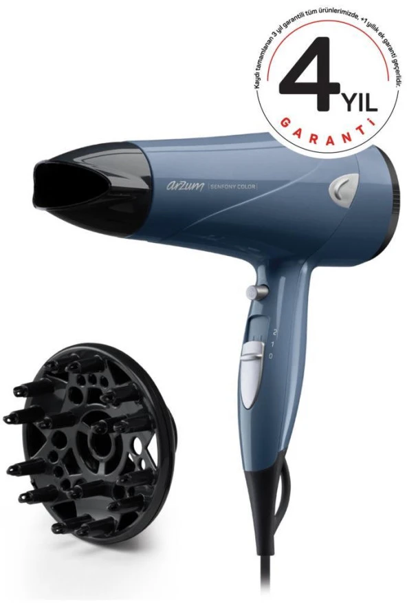 Arzum AR5014 Senfony Saç Kurutma Makinesi Derin Mavi - 4