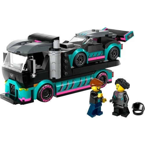 LEGO City 60406 Yarış Arabası ve Araba Taşıyıcı Kamyon (328 Parça) - 2