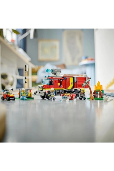 LEGO City 60374 İtfaiye Komuta Kamyonu (502 Parça) - 4