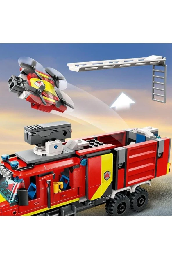 LEGO ® City İtfaiye Komuta Kamyonu 60374 - 7 Yaş ve Üzeri Çocuklar için Yapım Seti (502 Parça)