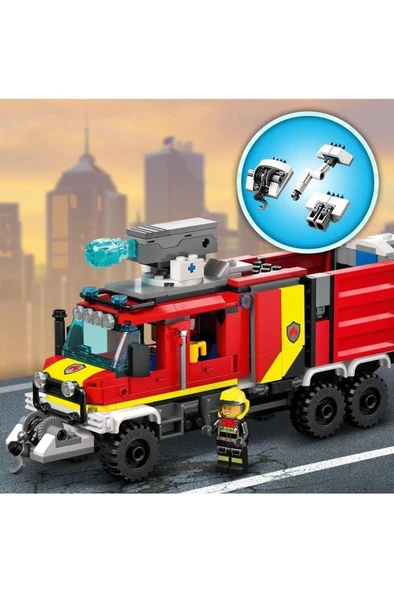 LEGO City 60374 İtfaiye Komuta Kamyonu (502 Parça) - 5