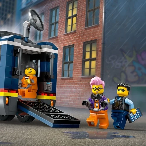 LEGO City 60418 Polis Mobil Suç Laboratuvarı Kamyonu (674 Parça) - 5