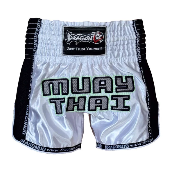 DragonDo MT3022 Muay Thai Şortu Nakışlı Muaythai Şort - 5