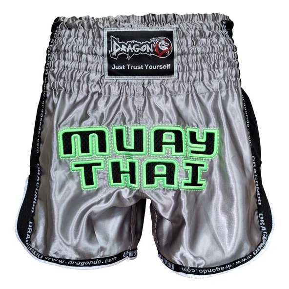 DragonDo MT3022 Muay Thai Şortu Nakışlı Muaythai Şort