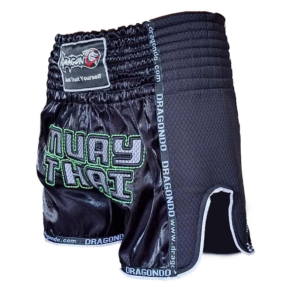 DragonDo MT3022 Muay Thai Şortu Nakışlı Muaythai Şort - 11
