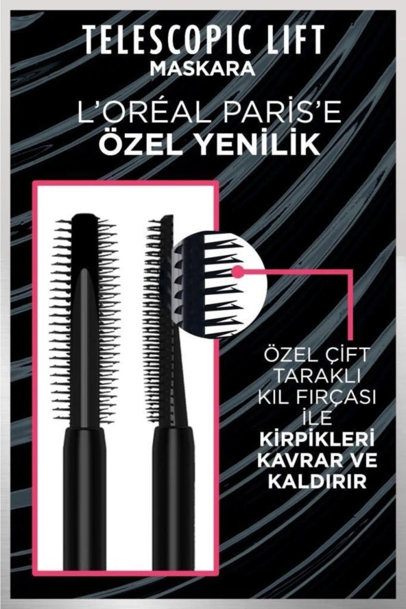 L'Oreal Paris Telescopic Lift Maskara 9.9 Ml - 2