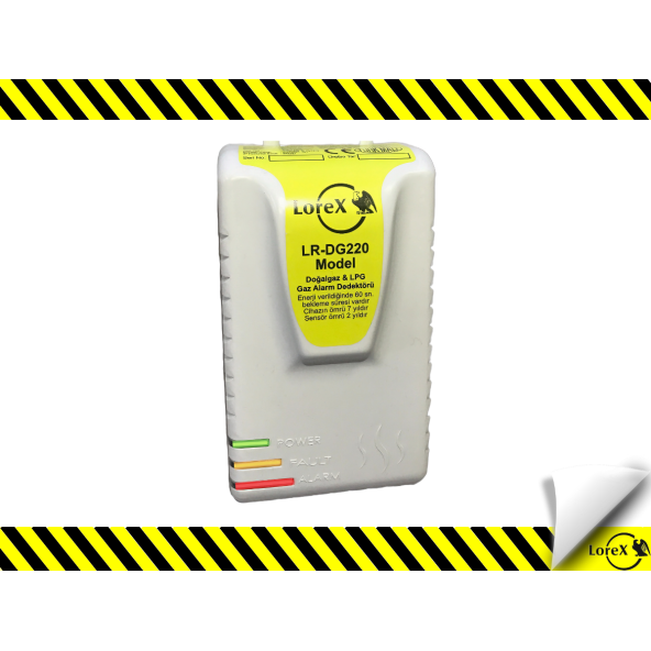 Lorex Doğalgaz ve LPG Dedektörü