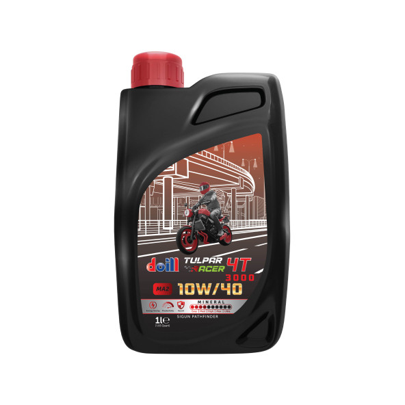 Doill TULPAR RACER 10W-40 4T - 4 Zamanlı 1 Litre Motosiklet Yağı (Üretim Yılı: 2025) ürün görseli