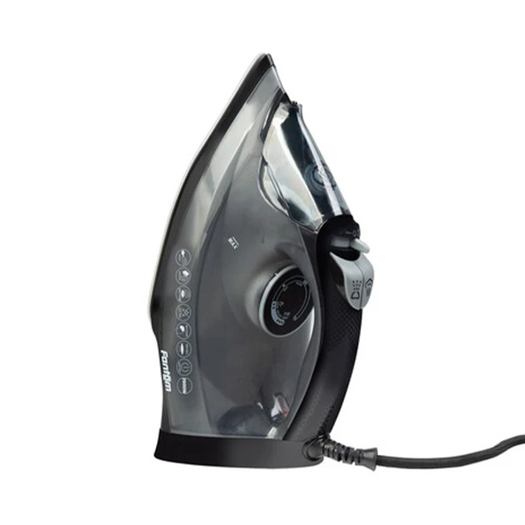 Fantom Forza Ir 2600 Buharlı Ütü Siyah - 5
