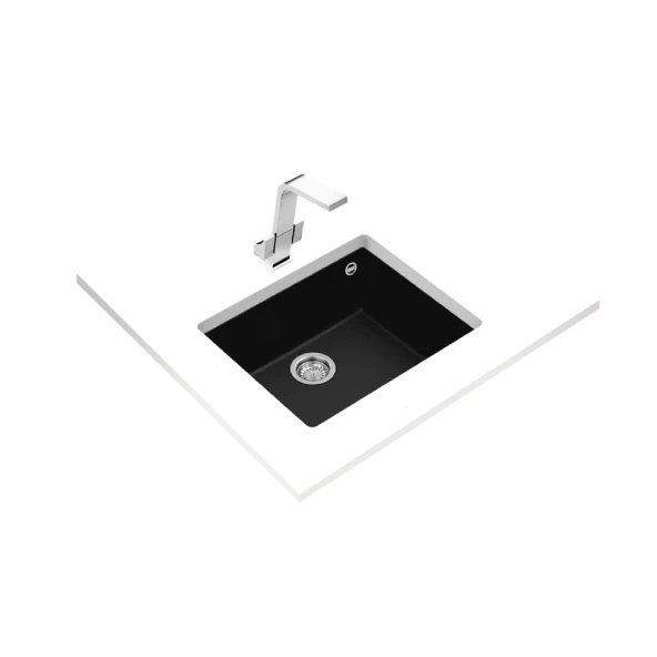 Teka Square 50.40 TG Tezgah Altı Siyah Eviye - Resim 2