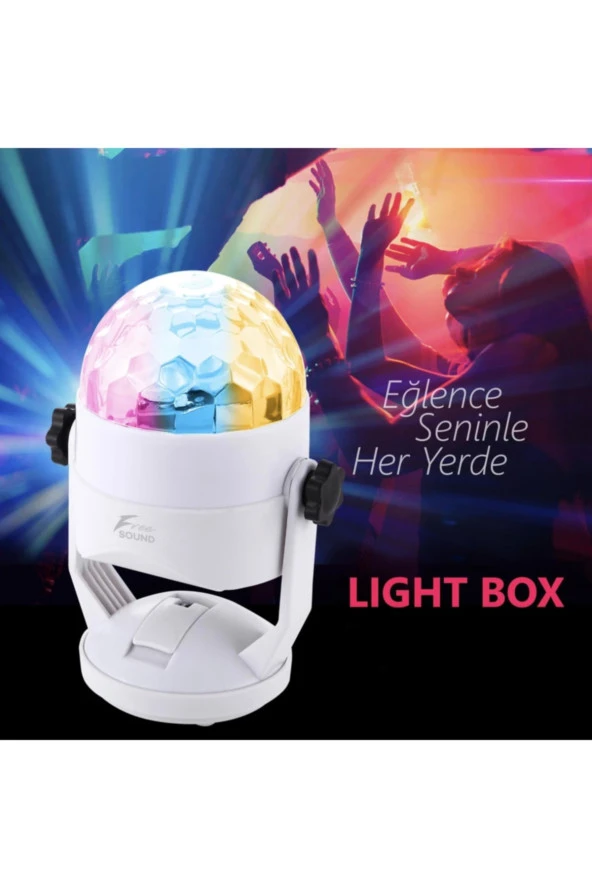 Freesound Free Sound Light Box Fs41 (2020-q3) Ritim Uyumlu Disko Topu