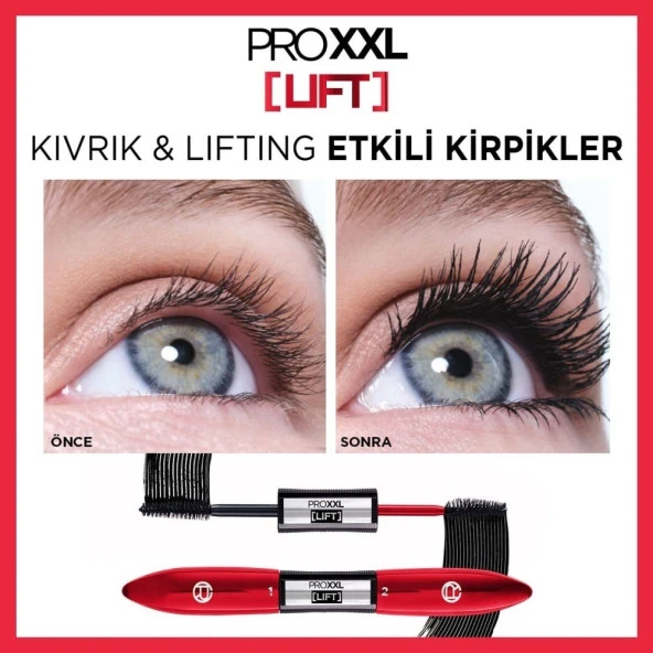L'oréal Paris Pro Xxl Lift Çift Taraflı Maskara - Kirpik Lifting Etkisi - 2