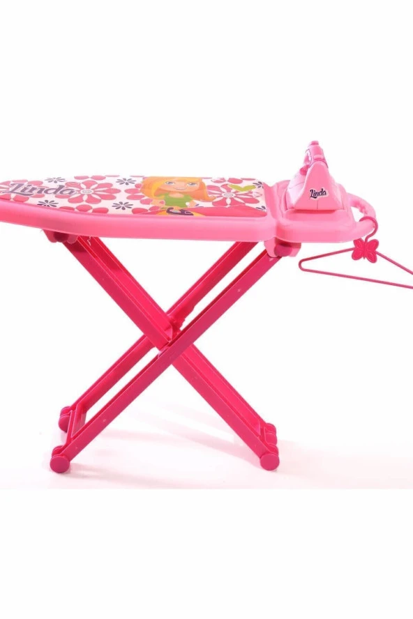 Çocuk Pembe Linda Ütü Seti - 2