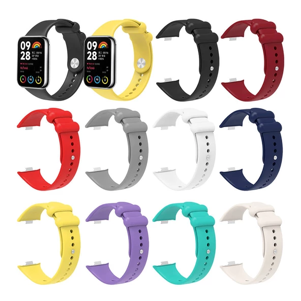 Xiaomi Redmi Watch 4/5 /Band 8 Pro /Band 9 Pro Kordon Spor Silikon Band Mix 109 - 4
