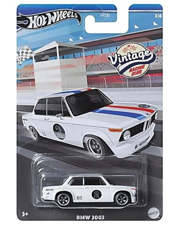 Mattel Hot Wheels 2024 BMW 2002 Vintage Racing Club HRV02