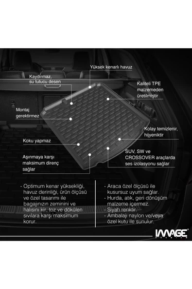 Volkswagen Tiguan 5n Suv (2016 - ….) Bagaj Havuzu (ALT BAGAJ)