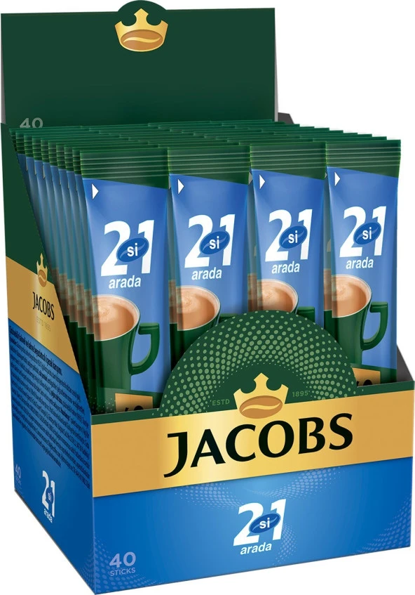 Jacobs Original 2'si 1 Arada 40'lı Hazır Kahve
