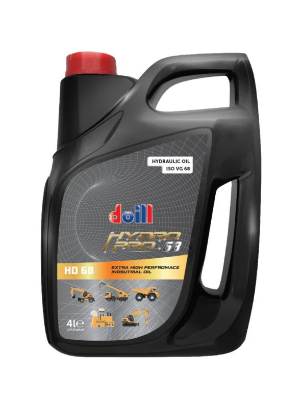 HYDROPRO HD 68 ISO VG 68 4 Litre Hidrolik Sistem Yağı (Üretim Yılı: 2025)