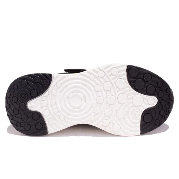 Vicco Nebula 346F24Y113 Siyah Yeşil Ortopedik Erkek Çocuk Spor Ayakkabı - Resim 4