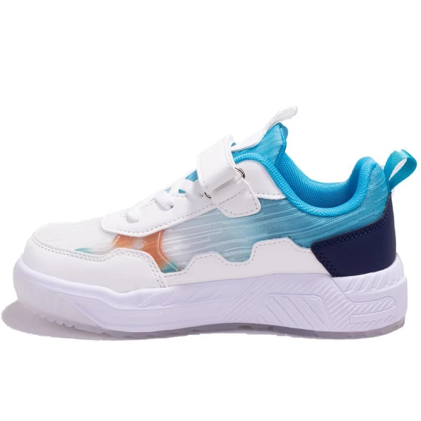 Vicco Bita 346F24Y128 Beyaz Mavi Ortopedik Erkek Çocuk Spor Ayakkabı - 3