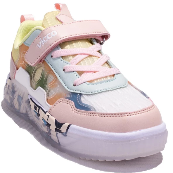 Vicco Bita 346F24Y128 Pudra Ortopedik Kız Çocuk Spor Ayakkabı ürün görseli