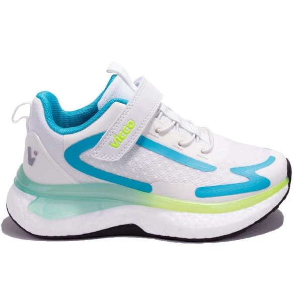 Vicco Yukon 346F24Y122 Beyaz Ortopedik Erkek Çocuk Spor Ayakkabı - Resim 2