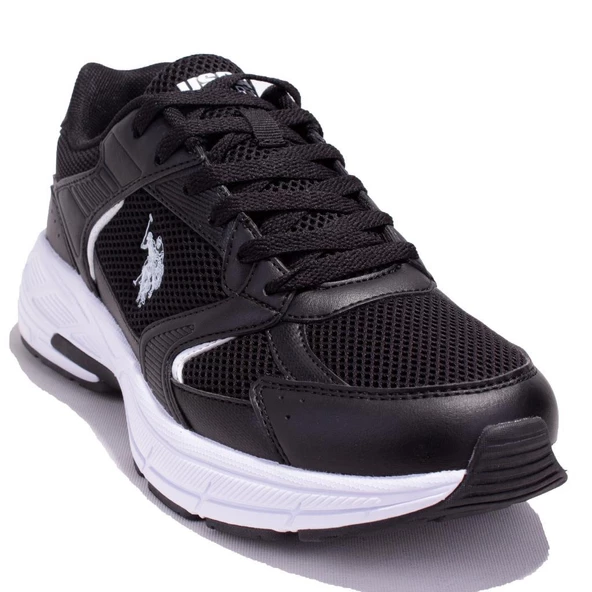 U.S Polo Assn Felıx Siyah Beyaz Ortopedik Günlük  Erkek Spor Ayakkabı ürün görseli