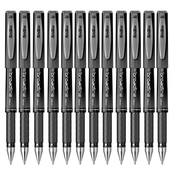 Scrikss Broadline Jel Roller 1.0 mm İmza Kalemi 12 Li