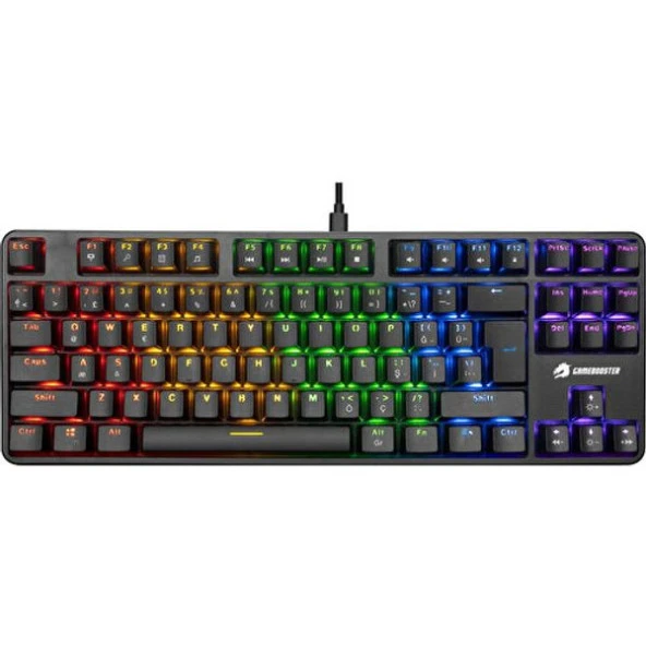 GAMEBOOSTER GM06B Plus TKL Red Switch Rainbow Mekanik Oyuncu Klavyesi