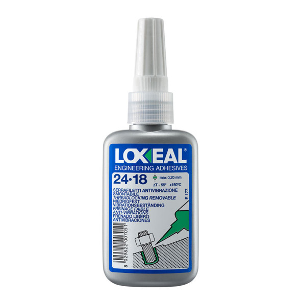 LOXEAL 2418050 Diş Tutucu Düşük Mukavemet 50ml