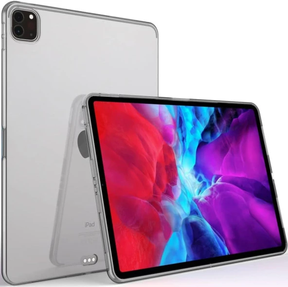 Newface iPad Pro 11" 2020 Uyumlu Kılıf Tablet Şeffaf Silikon