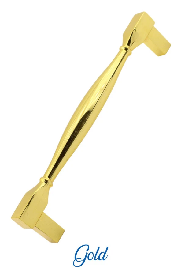 Mobilya Kulp Mutfak Dolabı Çekmece Dolap Kulpları Kapak Kulpu Kulbu Altın 128 mm Metal - 3