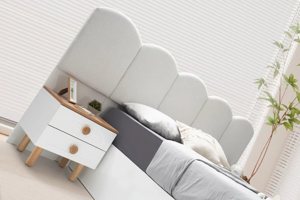 ALYA BAZALI MDF YATAK ODASI TAKIMI - Resim 6