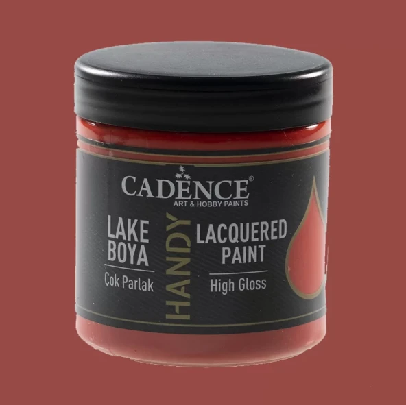 Cadence Handy Lake Vernikli Mobilya Boyası 017 Scarlet Kırmızı 250ml