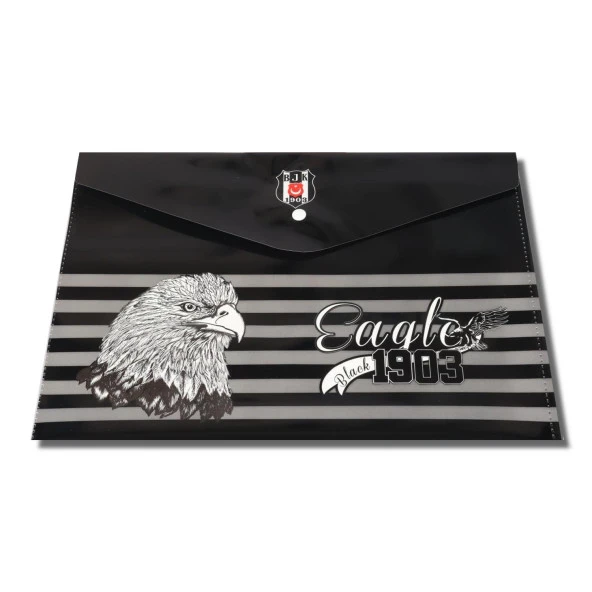 Timon Beşiktaş A4 Çıtçıtlı Zarf Dosya (464501) 1 Adet DOS-1903