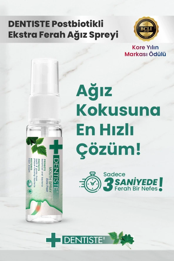 Dentiste Postbiotikli Ekstra Ferah Ağız Spreyi