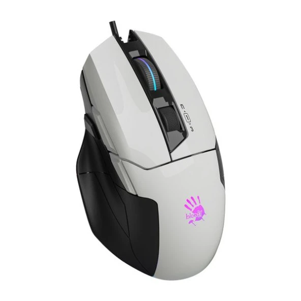 BLOODY W70 MAX Kablolu Optik Oyuncu Mouse Beyaz - 6