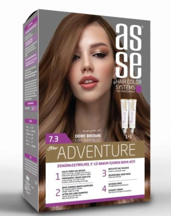 ASSE SET SAÇ BOYASI 7.3 50+50 ML