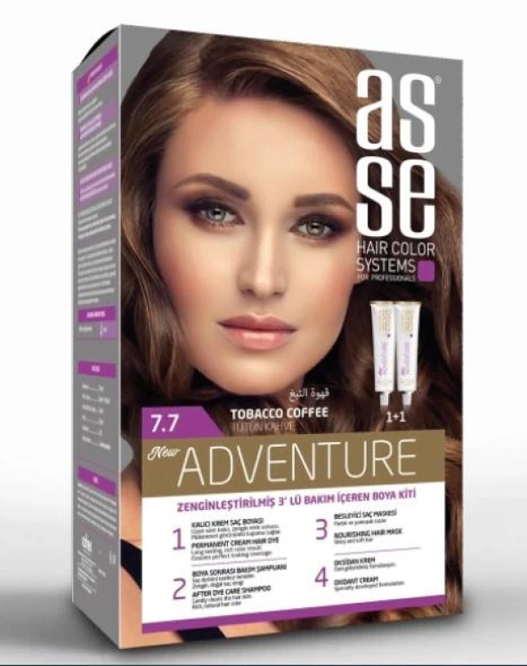 ASSE SET SAÇ BOYASI 7.7 50+50 ML
